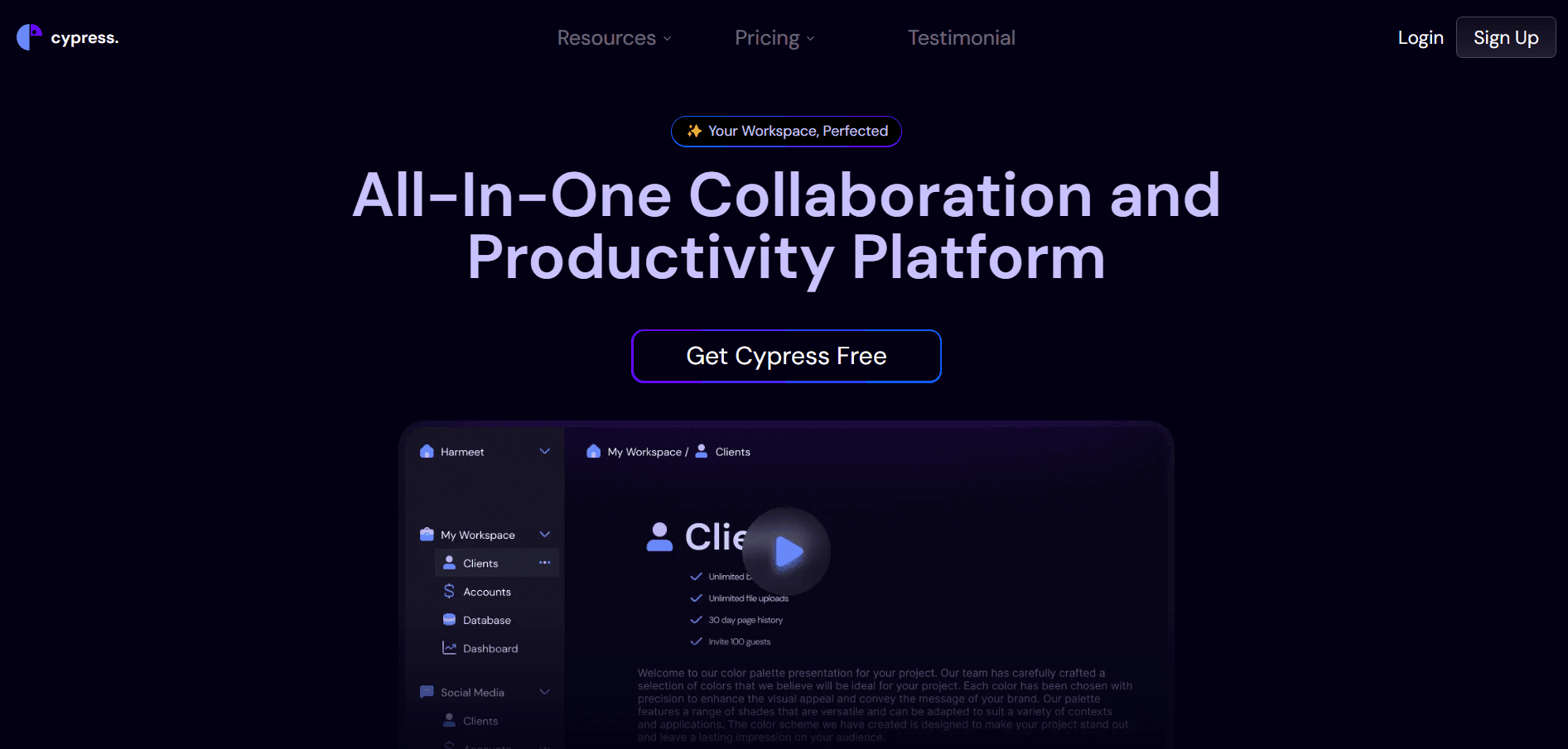 Cypress Project